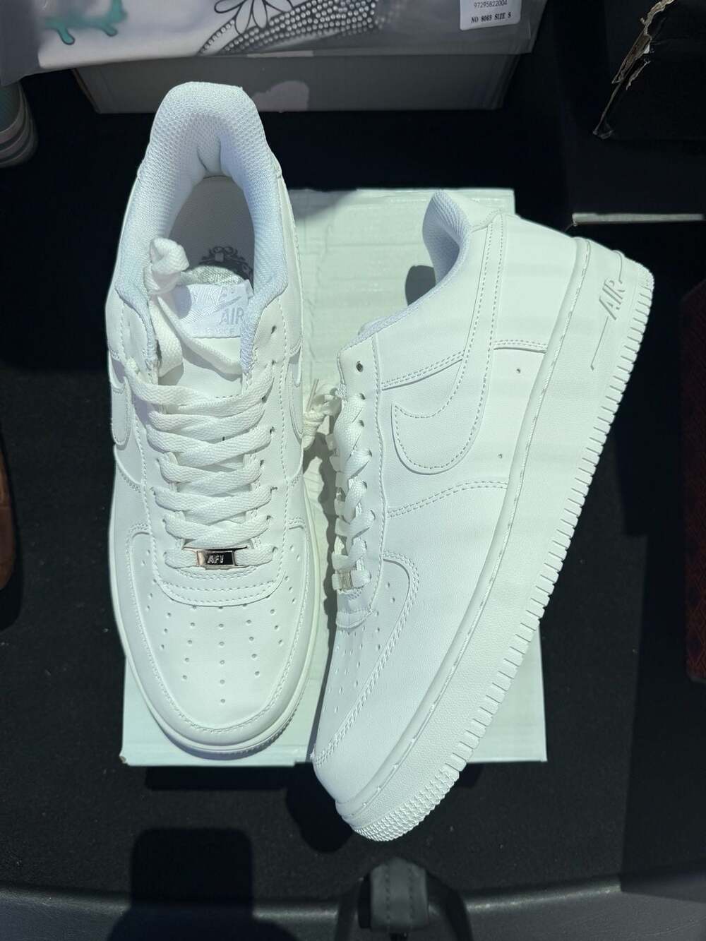 Nike Air Force 1 '07 Low White Leather Sneakers